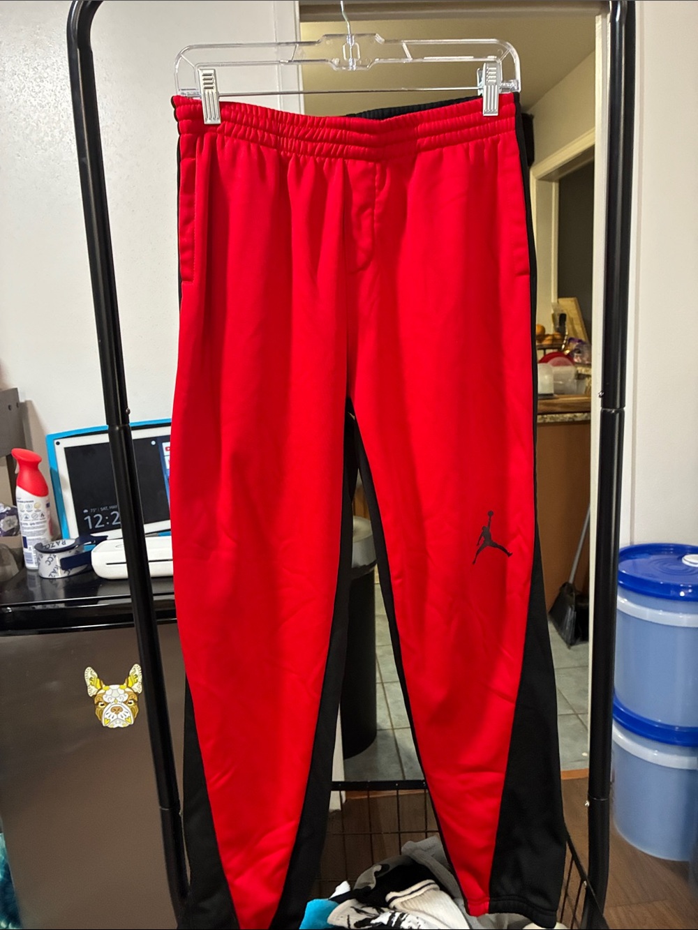 Jordan Red and Black Kids' Jogger Pants